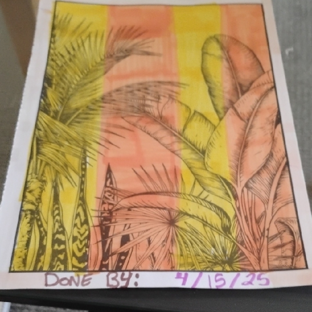 Tropical Palm Art Print
